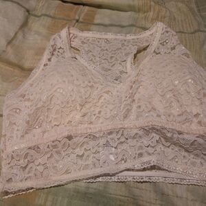 Lace Bralette in Cream